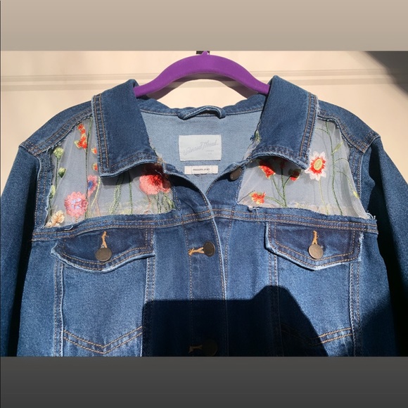 Custom Reworked Jean Jacket by me - Picture 2 of 3